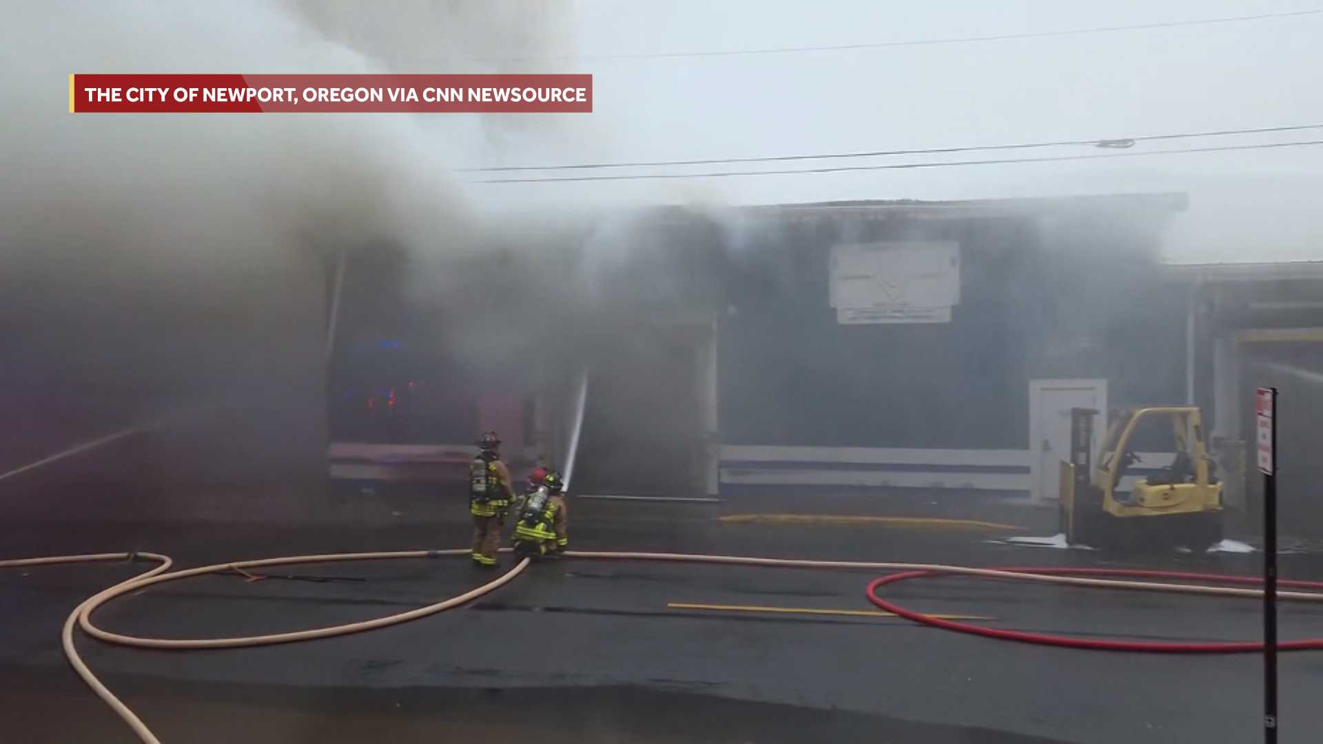 Possible ammonia contamination prompts evacuations after Oregon seafood plant fire, officials say — WESH 2 Orlando, Midland Schools news