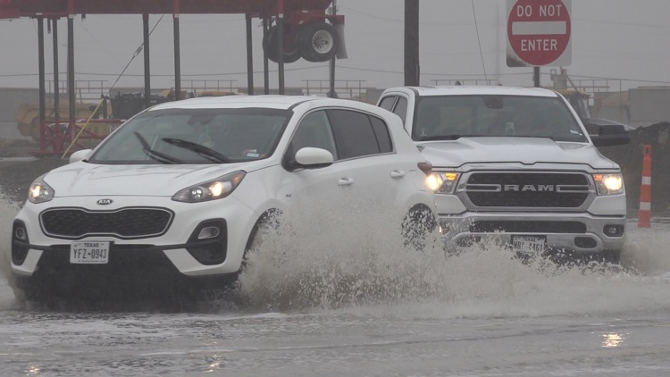 Midland-Odessa flooded streets after recent rainfall